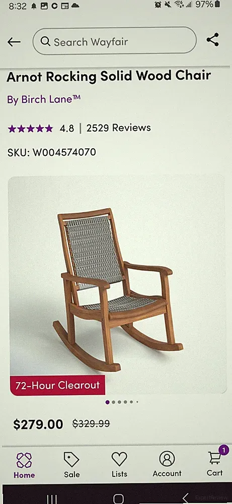 BRAND NEW ROCKING CHAIR