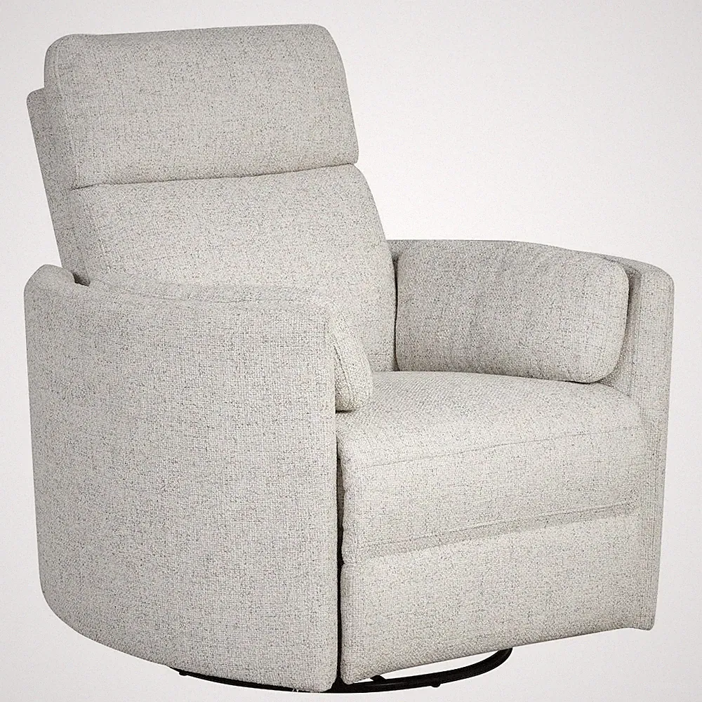 Radius - Natural Beauty Quartz Power Swivel Glider Recliner