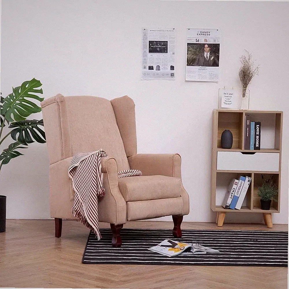Recliner Cream Fabric